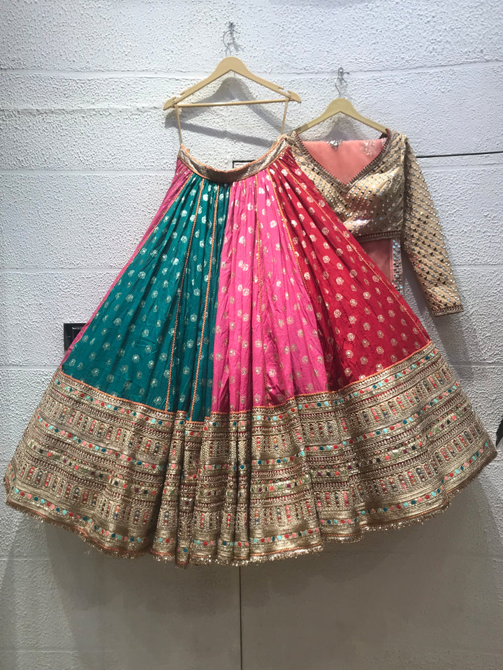 LOVELY MULTI COLOR LEHENGA CHOLI shreedesignersaree