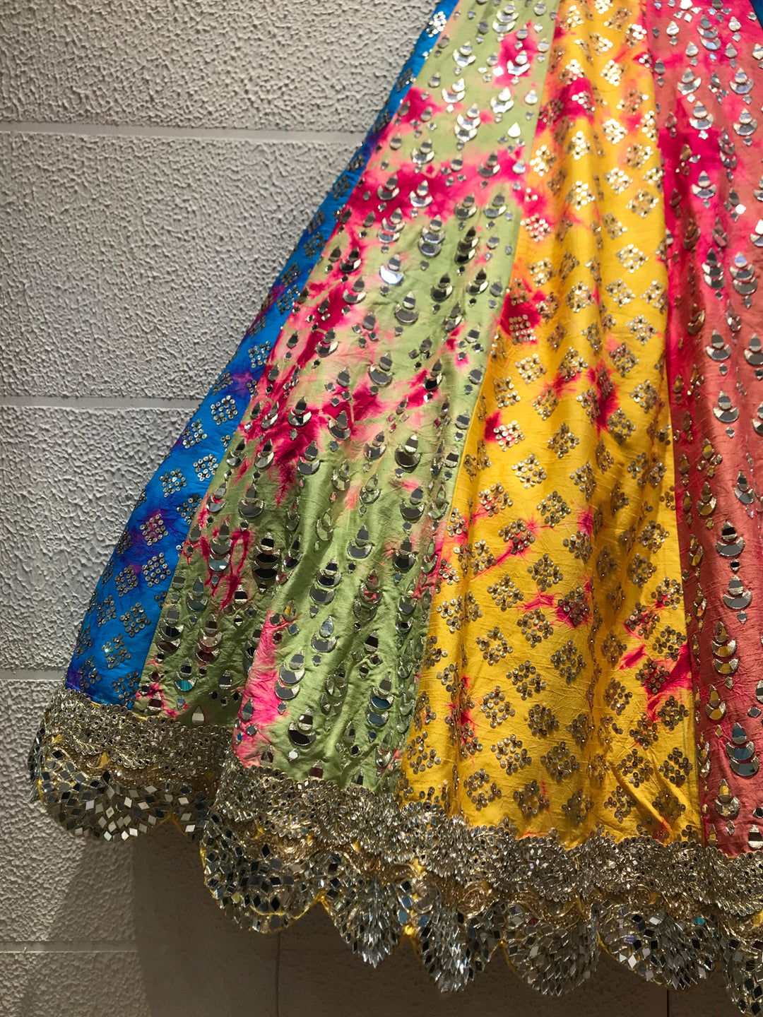 BEAUTIFUL TIE DYE LEHENGA CHOLI shreedesignersaree