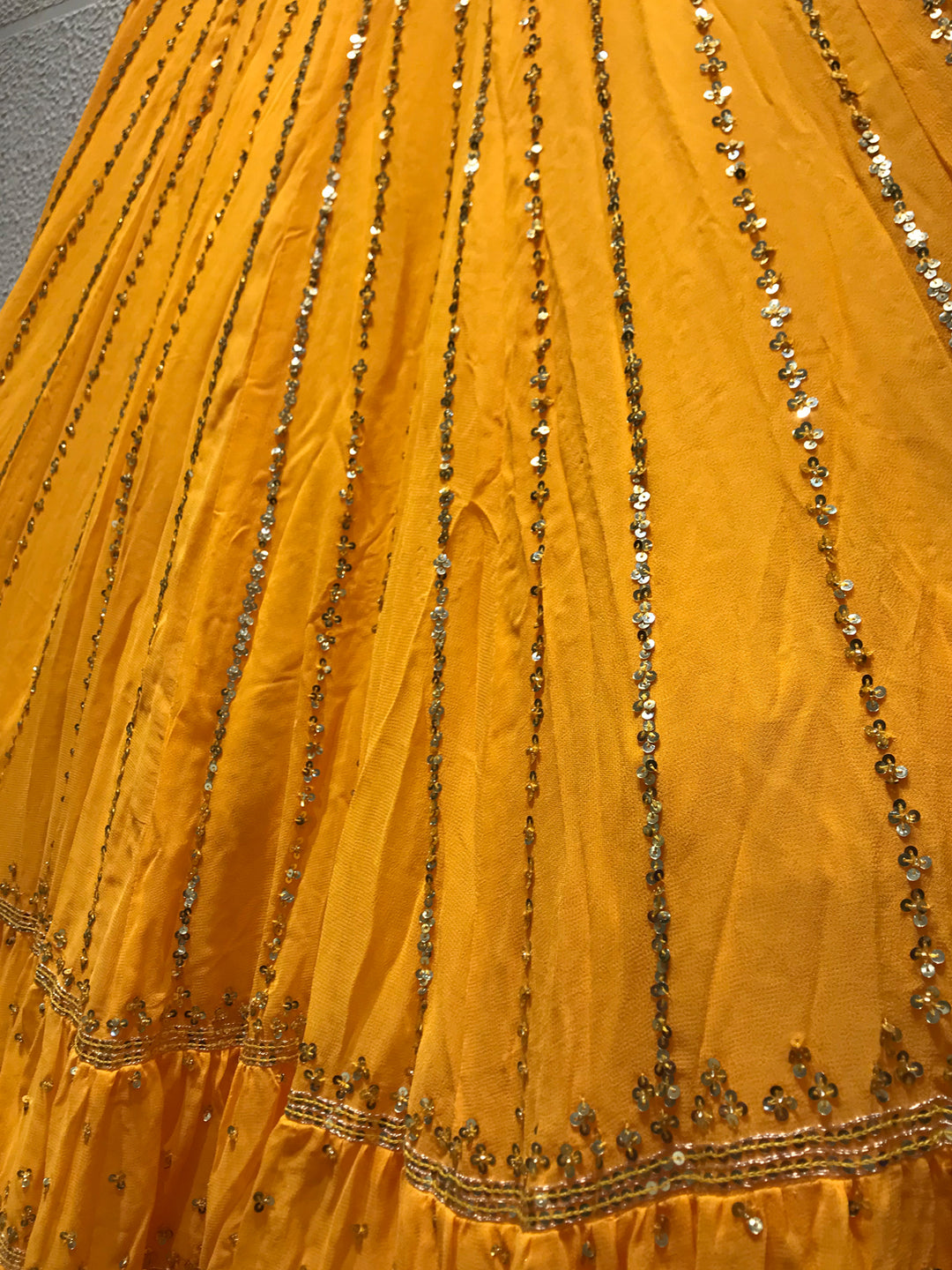 DAZZLING YELLOW LEHENGA CHOLI shreedesignersaree