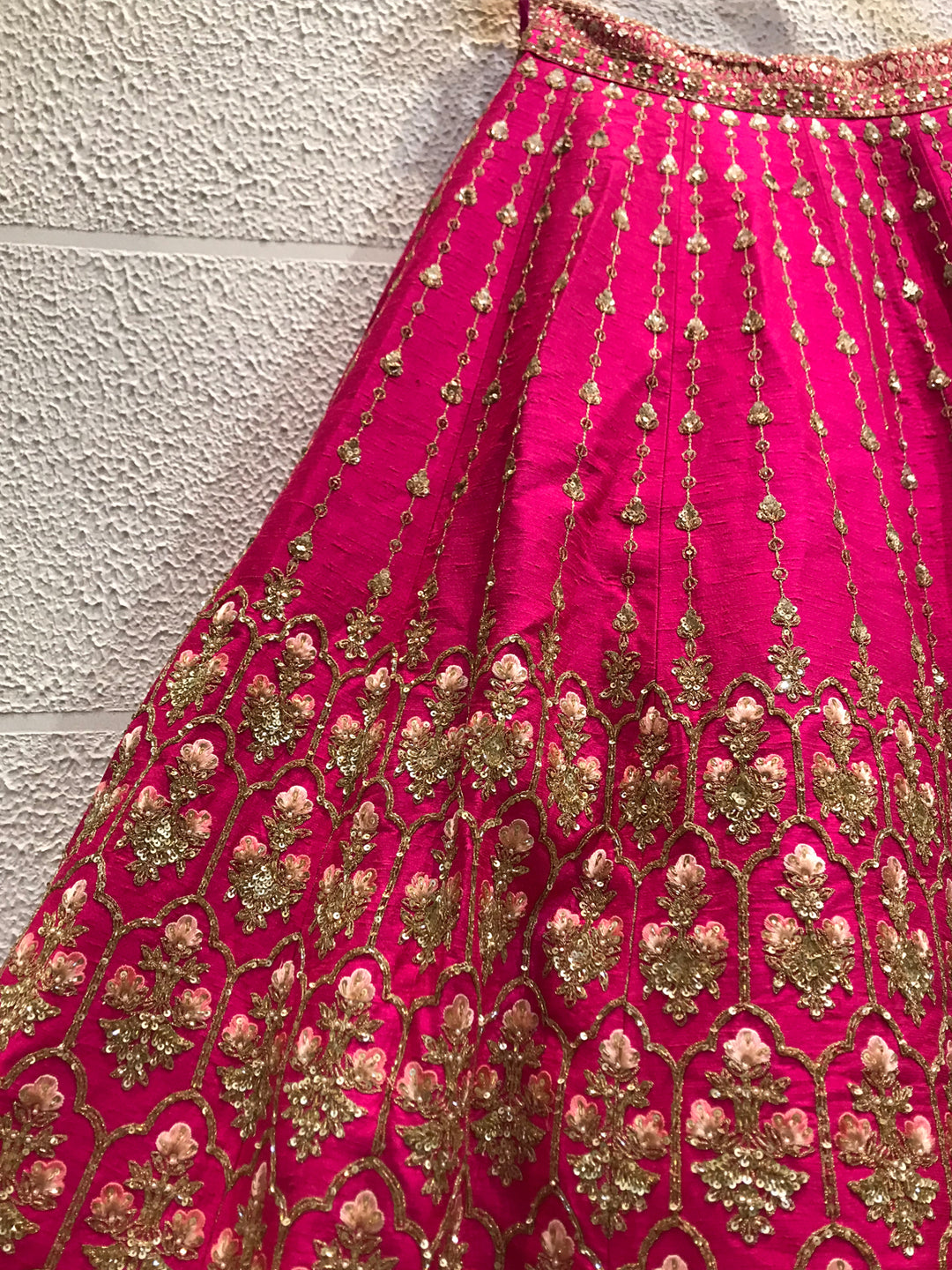 STUNNING HOT PINK LEHENGA CHOLI shreedesignersaree