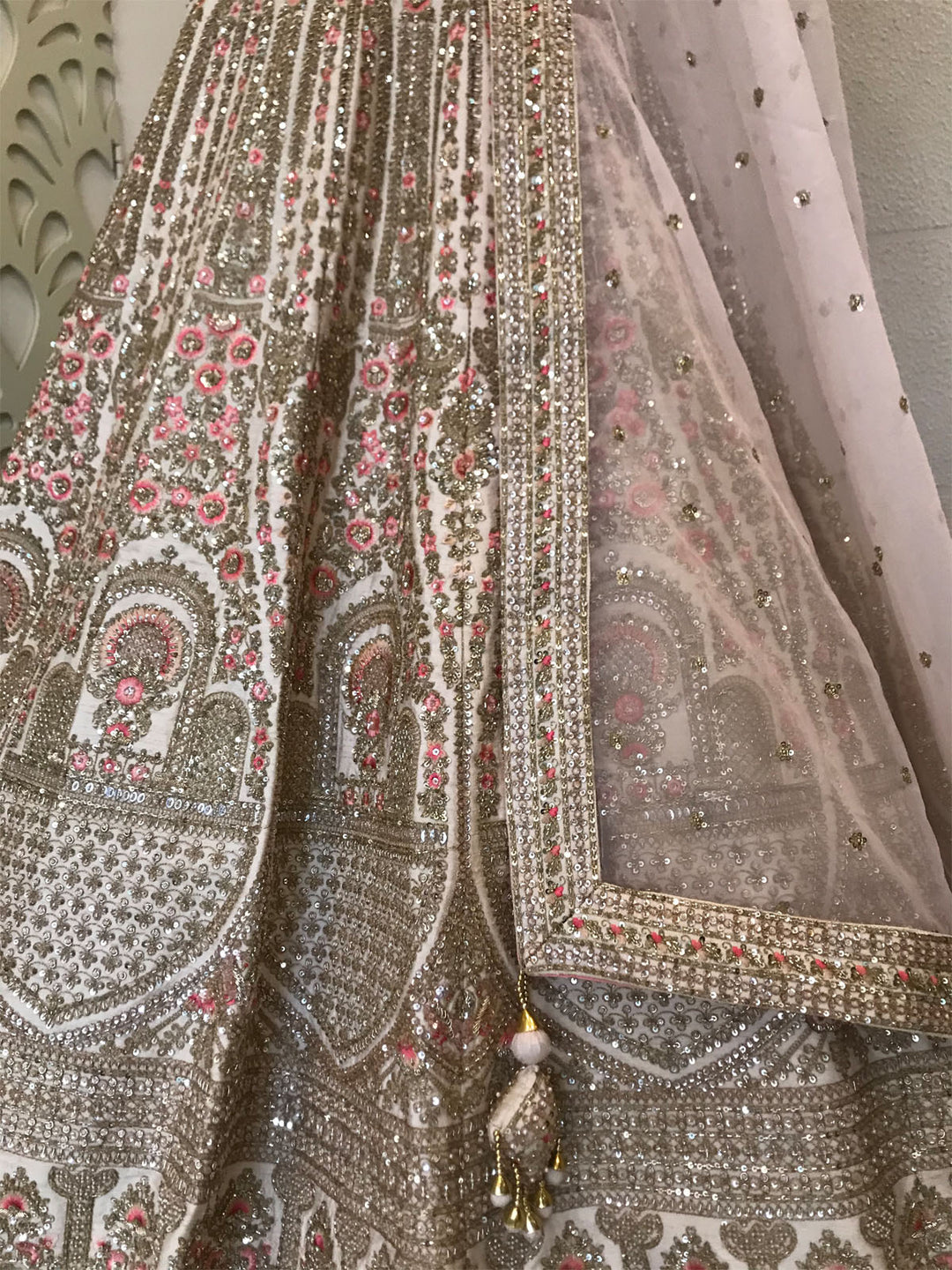 LIGHT PINK LEHENGA CHOLI shreedesignersaree